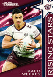 2023 NRL Titanium Rising Stars - RS 18 - Kaeo Weekes - Manly-Warringah Sea Eagles