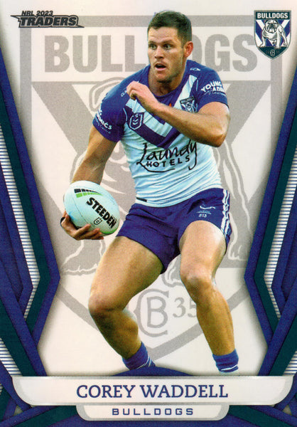 2023 NRL Titanium Pearl Silver - P030 - Corey Waddell - Canterbury-Bankstown Bulldogs