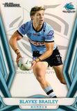 2023 NRL Titanium Pearl Silver - P032 - Blayke Brailey - Cronulla-Sutherland Sharks