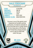 2023 NRL Titanium Pearl Silver - P033 - Dale Finucane - Cronulla-Sutherland Sharks