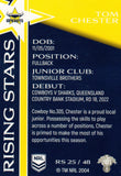 2023 NRL Titanium Rising Stars - RS 25 - Tom Chester - North Queensland Cowboys