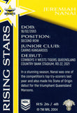2023 NRL Titanium Rising Stars - RS 26 - Jeremiah Nanai - North Queensland Cowboys
