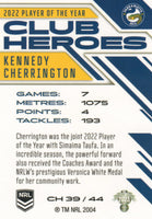 2023 NRL Titanium Club Heroes - Kennedy Cherrington - CH 39 - Parramatta Eels