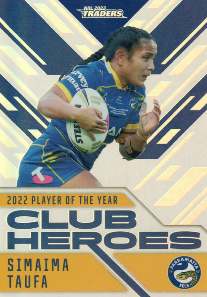 2023 NRL Titanium Club Heroes - Simaima Taufa - CH 40 - Parramatta Eels