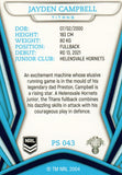 2023 NRL Titanium Pearl Silver - P043 - Jayden Campbell - Gold Coast Titans