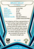 2023 NRL Titanium Pearl Silver - P048 - Brian Kelly - Gold Coast Titans