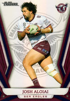 2023 NRL Titanium Pearl Silver - P052 - Josh Aloiai - Manly-Warringah Sea Eagles