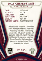 2023 NRL Titanium Pearl Silver - P053 - Daly Cherry-Evans - Manly-Warringah Sea Eagles