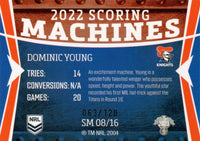 2023 NRL Titanium Scoring Machines - SM 8 - Dominic Young - Newcastle Knights 63/120