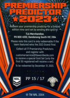 2023 NRL Titanium Championship Predictor - PP 15 - Sydney Roosters - 74/260
