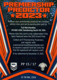 2023 NRL Titanium Championship Predictor - PP 15 - Sydney Roosters - 74/260