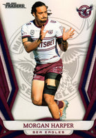 2023 NRL Titanium Pearl Silver - P056 - Morgan Harper - Manly-Warringah Sea Eagles