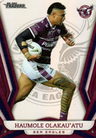 2023 NRL Titanium Pearl Silver - P057 - Haumole Olakau'atu - Manly-Warringah Sea Eagles