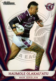 2023 NRL Titanium Pearl Silver - P057 - Haumole Olakau'atu - Manly-Warringah Sea Eagles