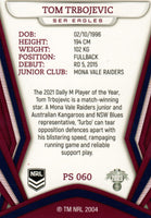 2023 NRL Titanium Pearl Silver - P060 - Tom Trbojevic - Manly-Warringah Sea Eagles