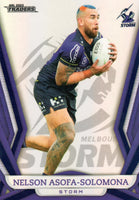 2023 NRL Titanium Pearl Silver - P062 - Nelson Asofa-Solomona - Melbourne Storm