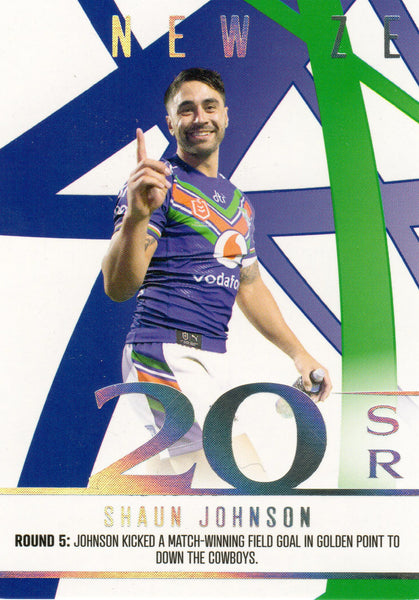 2023 NRL Titanium Season To Remember - STR 43 - Shaun Johnson - New Zealand Warriors