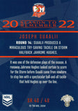 2023 NRL Titanium Season To Remember - STR 40 - Joseph Suaalii - Sydney Roosters