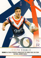 2023 NRL Titanium Season To Remember - STR 40 - Joseph Suaalii - Sydney Roosters