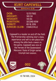 2023 NRL Titanium Common Card - 002 - Kurt Capewell - Brisbane Broncos