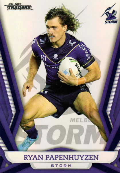 2023 NRL Titanium Pearl Silver - P070 - Ryan Papenhuyzen - Melbourne Storm