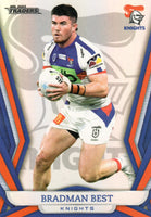 2023 NRL Titanium Pearl Silver - P072 - Bradman Best - Newcastle Knights