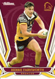 2023 NRL Titanium Common Card - 005 - Herbie Farnworth - Brisbane Broncos