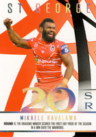 2023 NRL Titanium Season To Remember - STR 37 - Mikaele Ravalawa - St. George-Illawarra Dragons