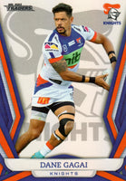 2023 NRL Titanium Pearl Silver - P073 - Dane Gagai - Newcastle Knights