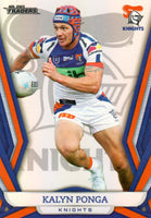 2023 NRL Titanium Pearl Silver - P075 - Kalyn Ponga - Newcastle Knights