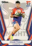 2023 NRL Titanium Pearl Silver - P079 - Enari Tuala - Newcastle Knights