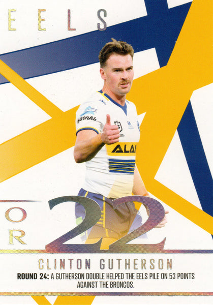 2023 NRL Titanium Season To Remember - STR 30 - Clint Gutherson - Parramatta Eels