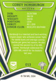 2023 NRL Titanium Common Card - 013 - Corey Horsburgh - Canberra Raiders