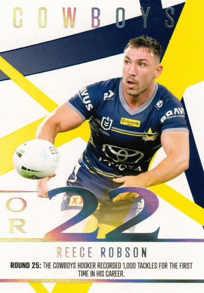 2023 NRL Titanium Season To Remember - STR 27 - Reece Robson - North Queensland Cowboys