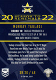 2023 NRL Titanium Season To Remember - STR 26 - Murray Taulagi - North Queensland Cowboys