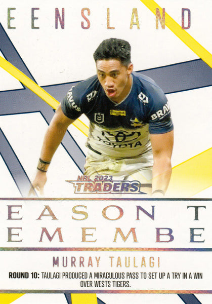 2023 NRL Titanium Season To Remember - STR 26 - Murray Taulagi - North Queensland Cowboys