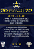 2023 NRL Titanium Season To Remember - STR 25 - Jeremiah Nanai - North Queensland Cowboys