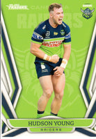 2023 NRL Titanium Common Card - 020 - Hudson Young - Canberra Raiders