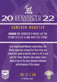 2023 NRL Titanium Season To Remember - STR 21 - Cameron Munster - Melbourne Storm