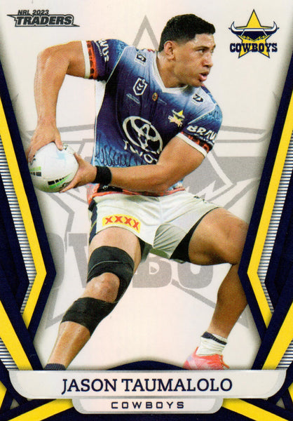 2023 NRL Titanium Pearl Silver - P089 - Jason Taumalolo - North Queensland Cowboys