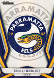 2023 NRL Titanium Pearl Silver - P091 - Parramatta Eels Checklist - Parramatta Eels