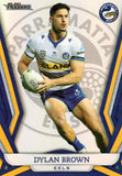 2023 NRL Titanium Pearl Silver - P092 - Dylan Brown - Parramatta Eels