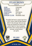 2023 NRL Titanium Pearl Silver - P092 - Dylan Brown - Parramatta Eels