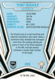 2023 NRL Titanium Common Card - 039 - Toby Rudolf - Cronulla-Sutherland Sharks