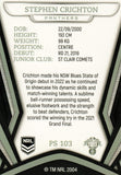 2023 NRL Titanium Pearl Silver - P103 - Stephen Crichton - Penrith Panthers