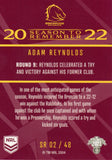 2023 NRL Titanium Season To Remember - STR 2 - Adam Reynolds - Brisbane Broncos