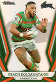 2023 NRL Titanium Pearl Silver - P117 - Keaon Koloamatangi - South Sydney Rabbitohs