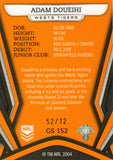 2023 NRL Titanium Pearl Gold Special - GS 152 - Adam Doueihi - 52/72