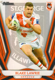 2023 NRL Titanium Pearl Silver - P125 - Blake Lawrie - St. George-Illawarra Dragons