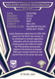 2023 NRL Titanium Common Card - 062 - Nelson Asofa-Solomona - Melbourne Storm